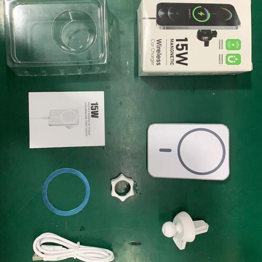 X16 Magnetische Kabellose Autoladungshalterung für iPhone 12/13/15W, Aluminiumlegierung