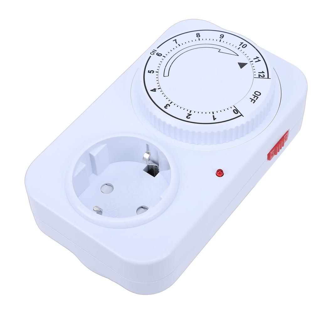 Countdown Timer Outlet 4800W 16A IP44 30 Minute Interval 12 Hour Mechanical Timer Socket