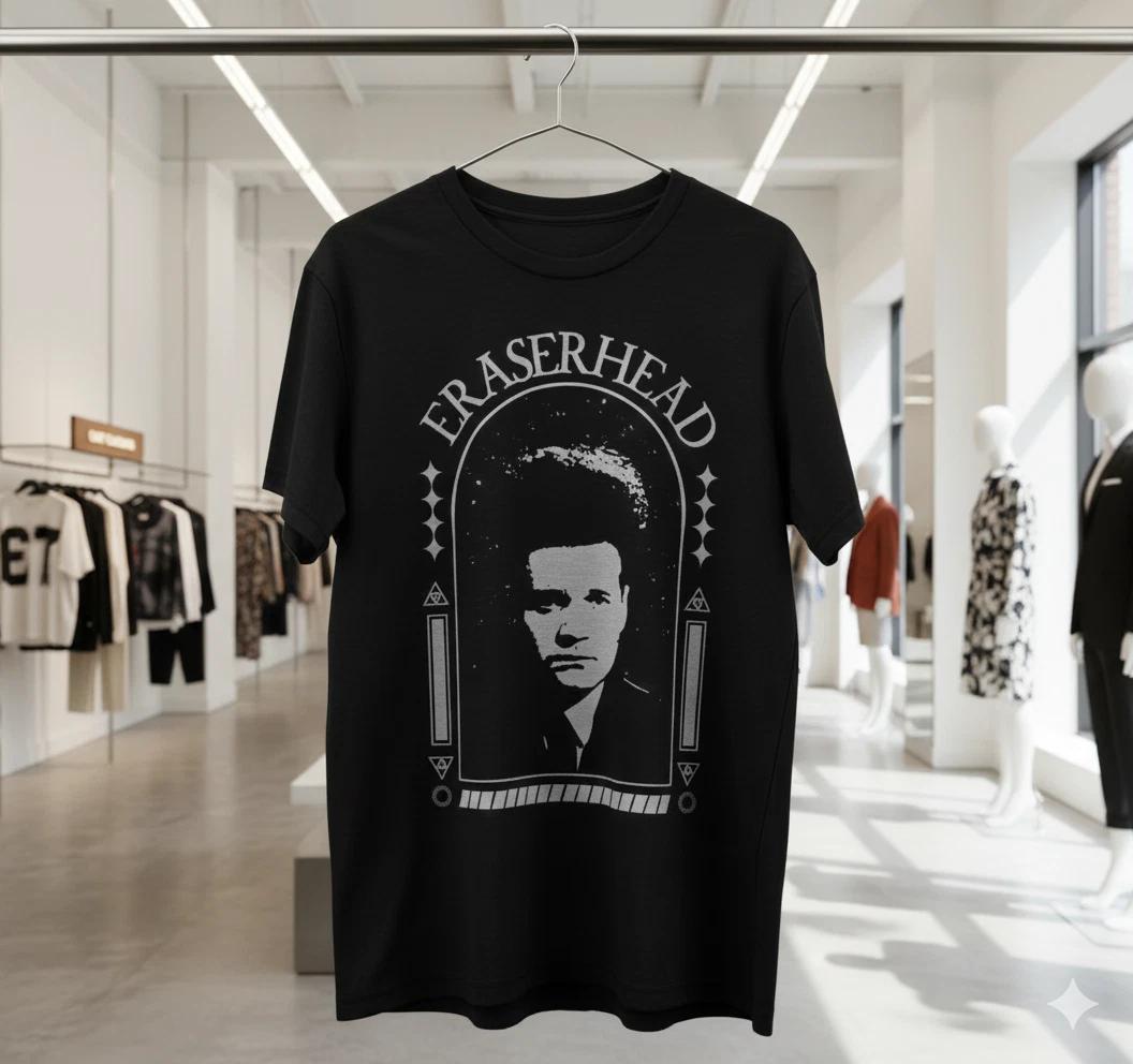 Unisex Adult Casual Movie Eraserhead Movie Graphic T-Shirt David Ly... S