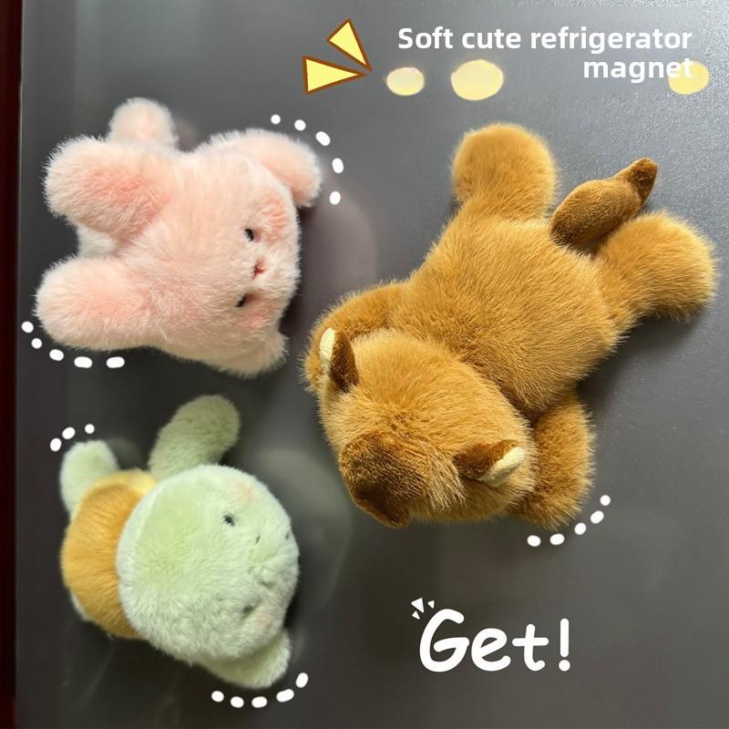 Magnete da Frigorifero Animale di Peluche con Giocattolo Magnetico per Bambini e Collezionisti