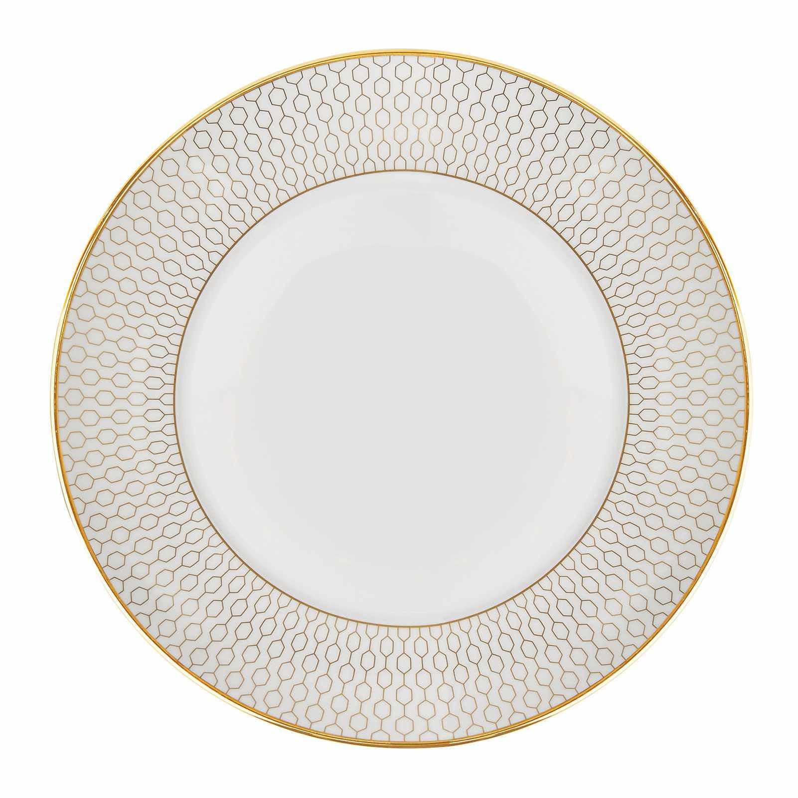 

Wedgwood Geo Gold Plate (17cm) - Officially Imported, Perfect as a Wedding Gift (Product Number: 40007541)