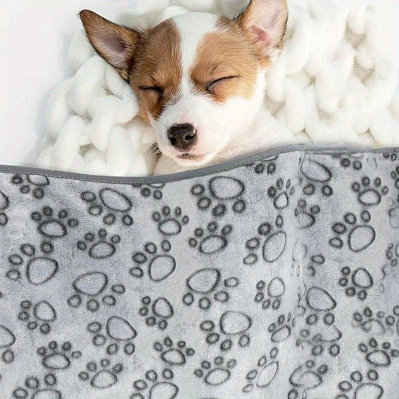 1Pcs Pet Blanket Soft Fluffy Cute Cartoon Pattern Pet Dog Blanket Warm And Comfortable Blankets Suitable For Cats And Dogs
