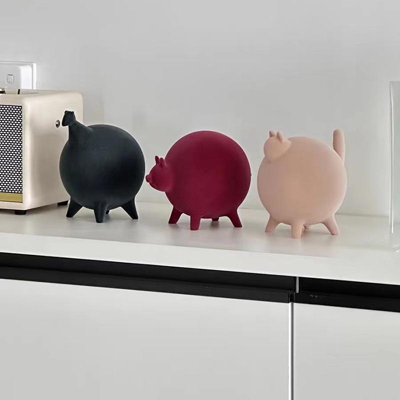 1Pc Modern Colorful Balloon Pattern Animal Decoration Household Living Room Bedroom Room Decorations Small Ornament
