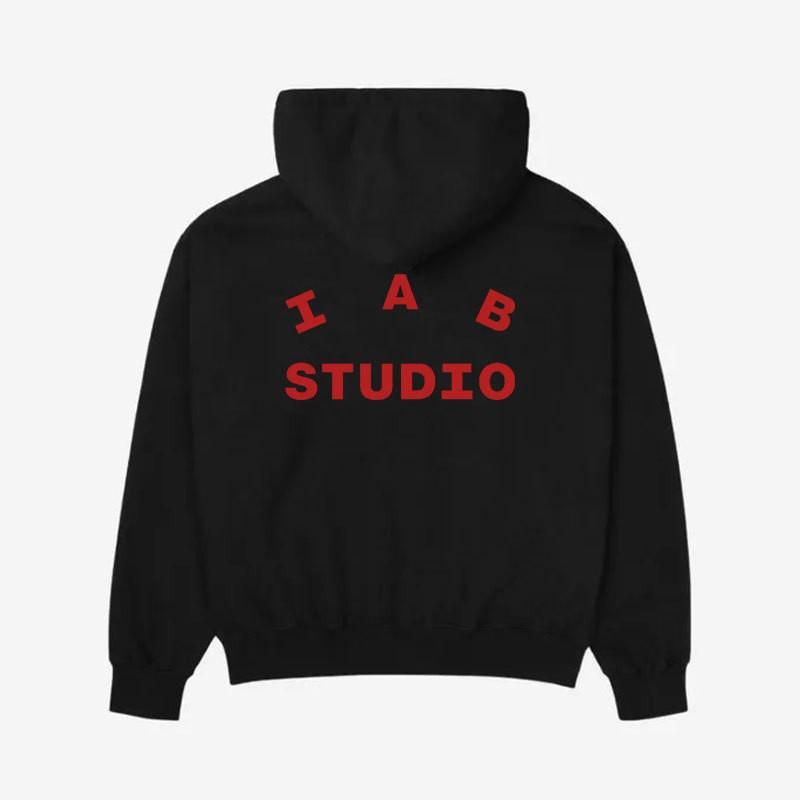 

IAB STUDIO Korean Trendy Loose Fit Couple Hoodie M