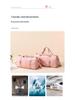 Sleek Travel Bag with Shoe Compartment, Wet/Dry Separation, Lightweight Messenger-Style for Swimming & Fitness