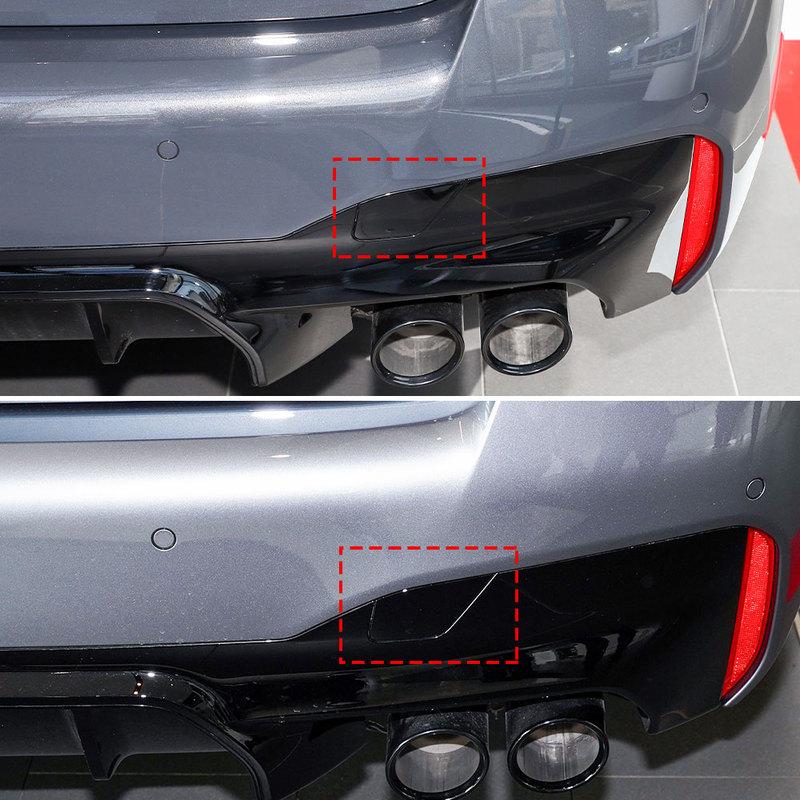 For BMW F90 LCI Car Rear Bumper Tow Hook Cover Cap Accessory Replacement Black For BMW M5 - 51125A013D8
