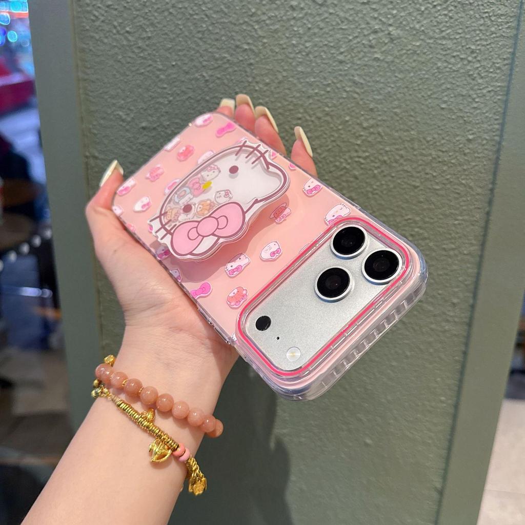 KT Cat IMD Jelly iPhone 17 Pro Max Case with Stand - Compatible with Apple iPhone 16/15/11/16 Pro