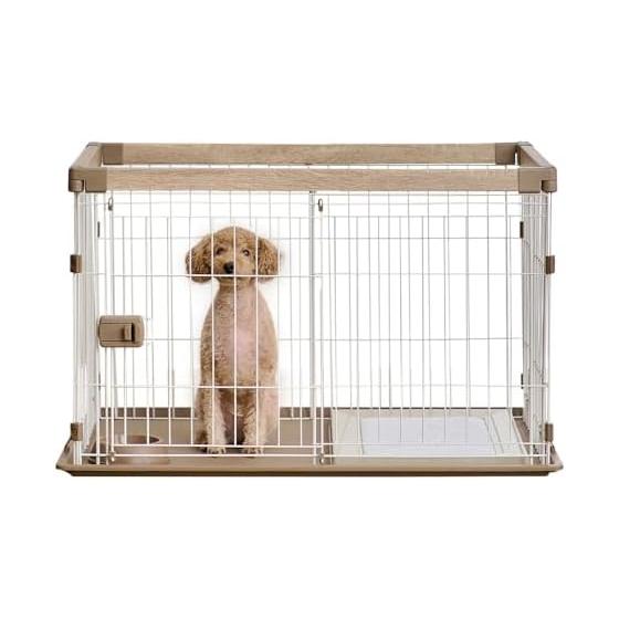 Iris Ohyama Dog Circle Woody System Circle SWS-900 Natural