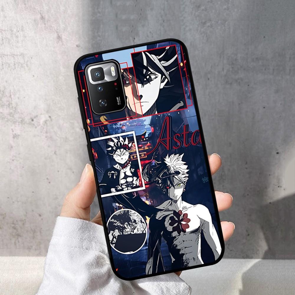Black Clover Phone Case For Redmi Note 4 X 5 A 6 7 8 T 9 9S 10 11 11S 11Epro Poco M3 Pro