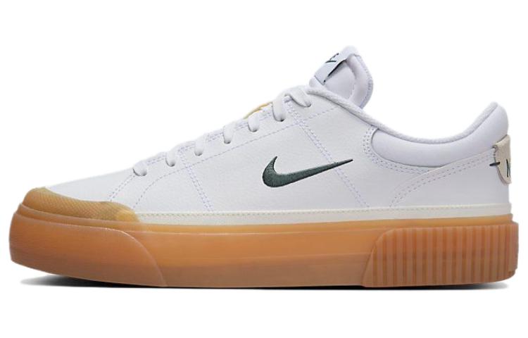 Nike Court Legacy Lift  White Vintage Green Gum  Women s FV5526-100 35.5
