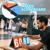 Scoreboard - Leather Score Keeper, Digital Flip Scoreboard, Multi-sport Game Scoreboard