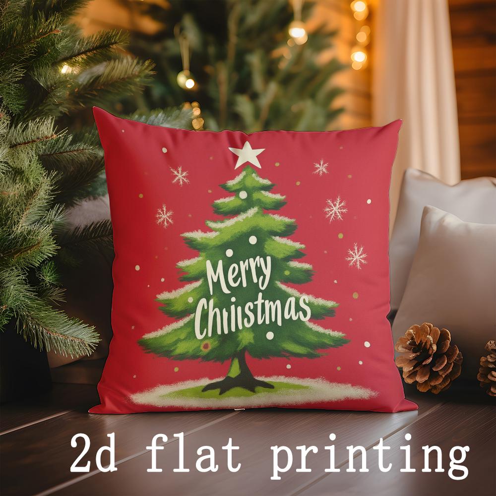 Home Decor Holiday-themed Pillow Covers Decor Suitable For Sofa Bedroom Car Pillow Cover Cushion Rectangular Back Cushion
