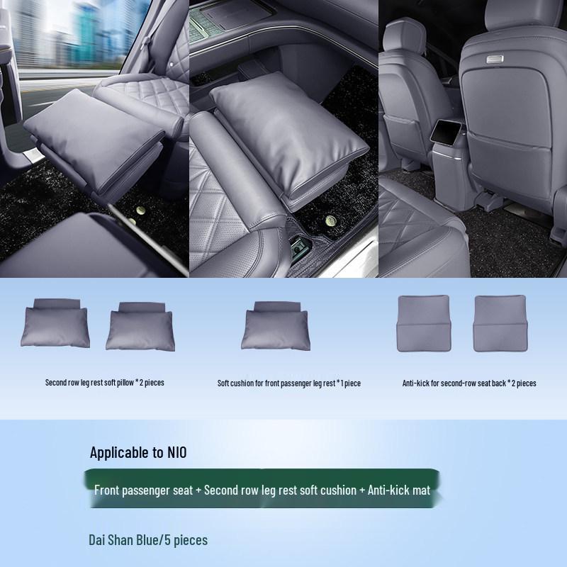 Nio ES8 Rear Leg Rest Pillow - Zero Gravity Protective Mat for 26 Models, Soft and Comfortable Car Interior Accessory