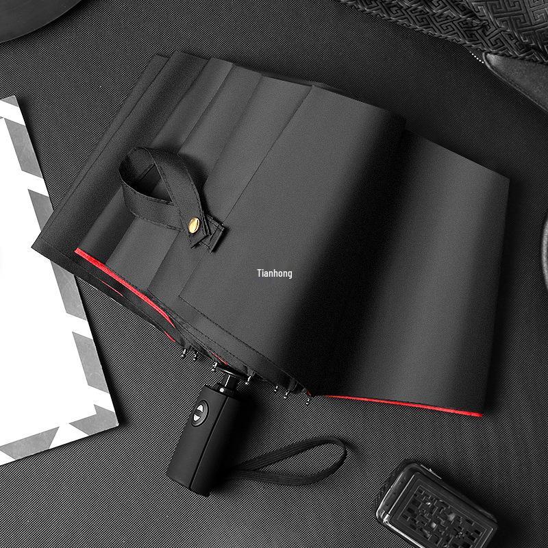 Double-Layer Automatic Windproof Umbrella: Durable, Large, and Portable for Two; Suitable for Men and Women In Any Weather