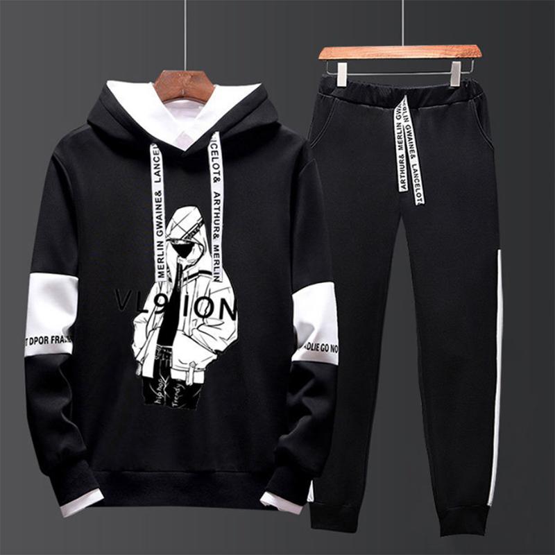 

Весенне-осеннее свободное пальто с капюшоном, студенческая спортивная одежда, повседневный костюм XL белый