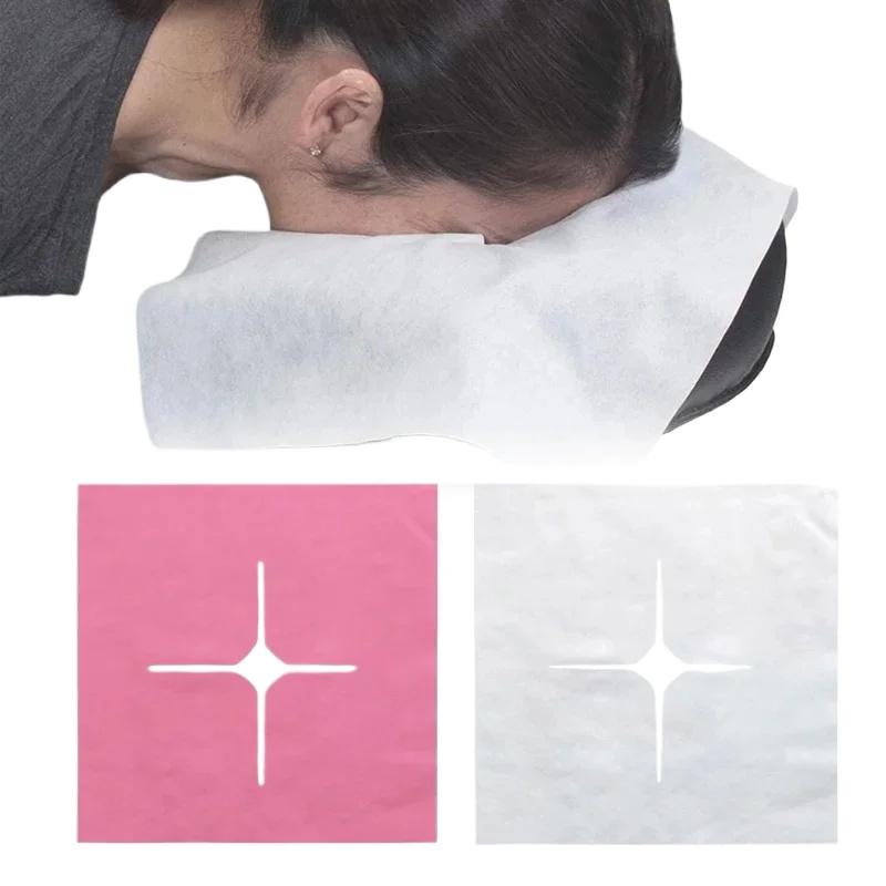 100Pcs Beauty Salon Skin-friendly SquareTowel High-quality Non-woven Fabric Fashion Face Pad Disposable Folding