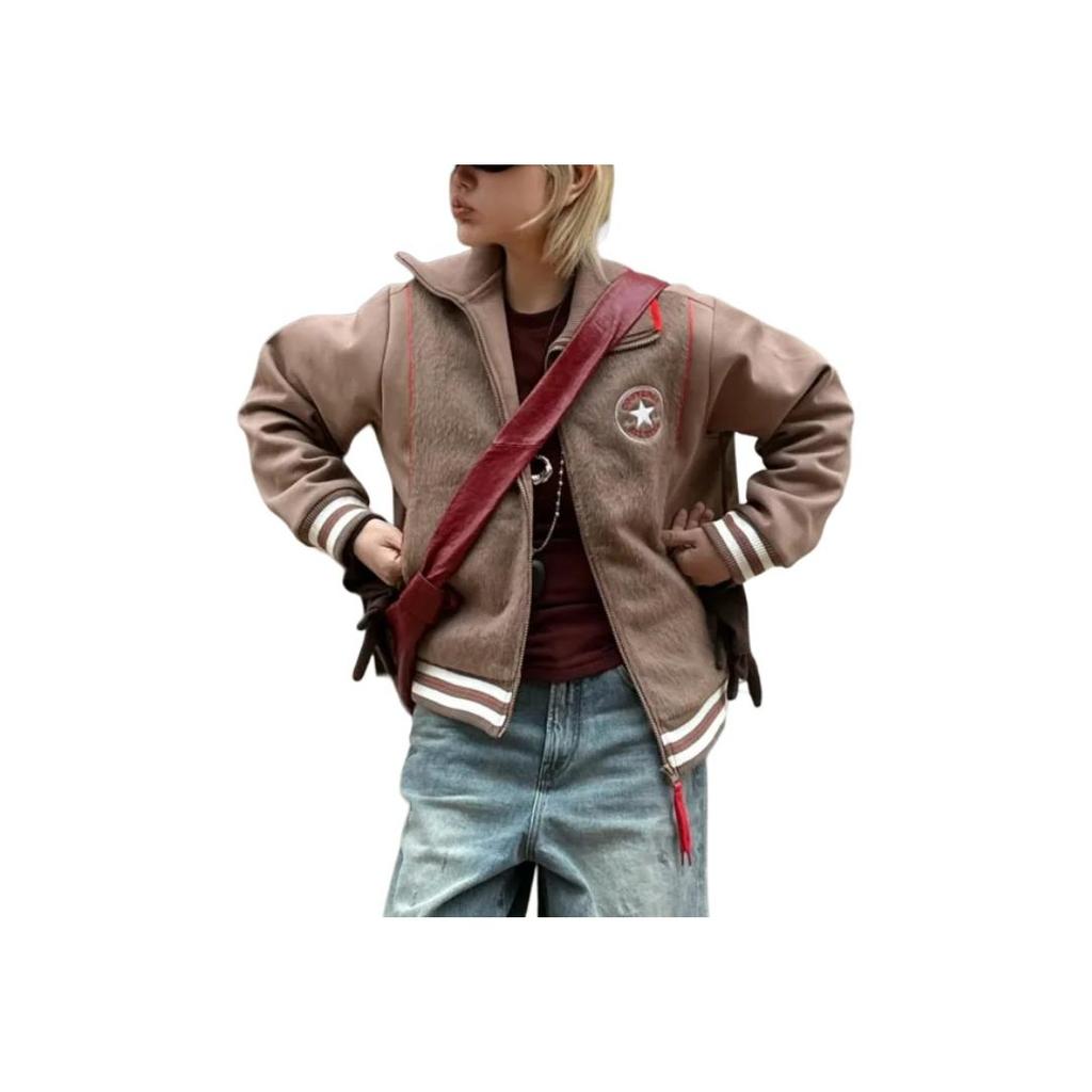 Nowa kurtka Converse CHUCK TAYLOR Damska Brązowa 10028115-A02