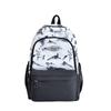 Schoolbag Printed Alphabet Student Male New Backpack Sports Large Capacity Casual Ink Painting Backpack Outdoor Travel School Bag