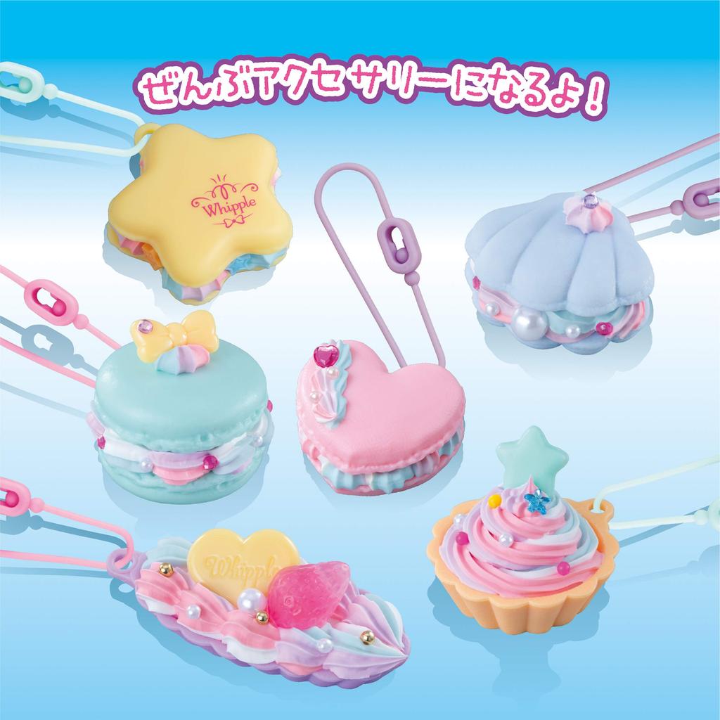 Whipple Rainbow Cream Macaron & Tart Set (W-135) - Ages 8 and Up, Decorating, Pastry Chef, Making Toy, by Epoch