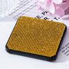Foldable Design Pocket Mirror Lightweight Foldable Mirror Sparkling Square Mirror  Vanity Table Use