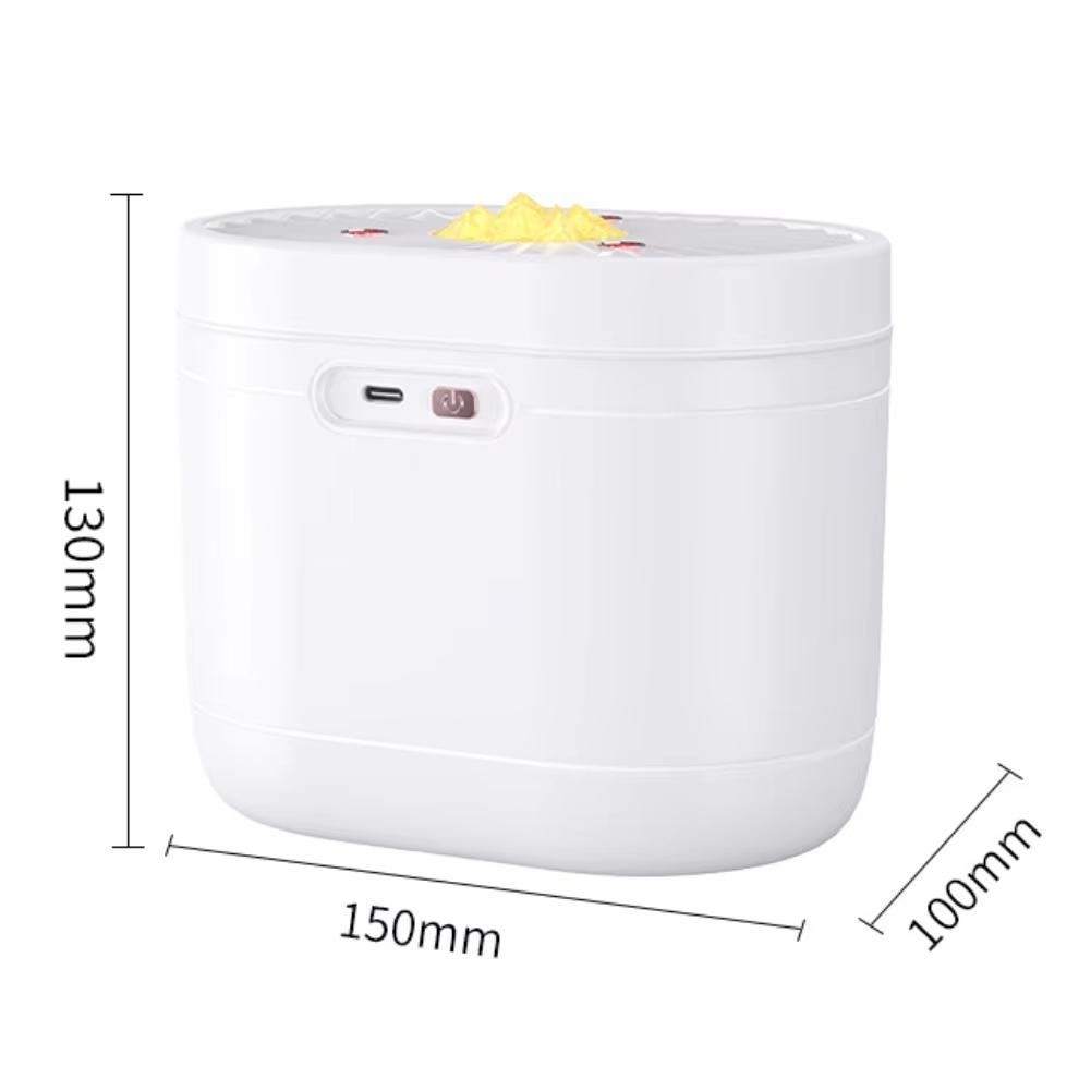 Luxury USB Mini Humidifier Silent Bedroom Aroma Three Mouthed Spray Mist Portable Home Air Purifier Elegant Device USB Charging
