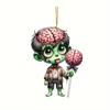 Acrylic Cartoon Adorable Car Rearview Mirror Accessory Colorful Interior Decor Hanging