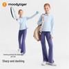 Moodytiger Girls' Long-Sleeve Moisture-Wicking Polo T-Shirt