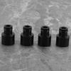 #561U Fuel Injector Adapters Hat Fuel Nozzle Spacers Extenders Car Top Cap Accessories for B16 B18 D16Z D16Y (black)