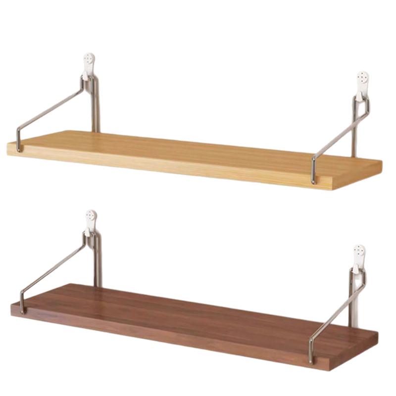 Punch-Free Floating Wall Shelf - Living Room Wall-Mounted Bookcase & Storage Rack