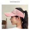 2024 new face sunscreen big hat visor face UV protection visor marathon outdoor empty top hat running hat