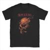 Men T-Shirt Sepultura Skull Funny 100% Cotton Tee Shirt Short Sleeve T Shirt Round Neck Clothing New Arrival