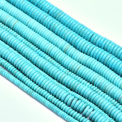 50/30/15/10/5 sztuk Zielony naturalny kamień turkusy koraliki dystansowe płaskie okrągłe kształty naszyjniki akcesoria do tworzenia biżuterii diy 6/8/12/14/16mm koraliki