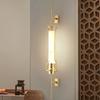 Modern Designer Wall Lamp Long Strip Light Hotel Lobby Villa Living Room Background Lighting Indoor Decoration LED Wall Sconces