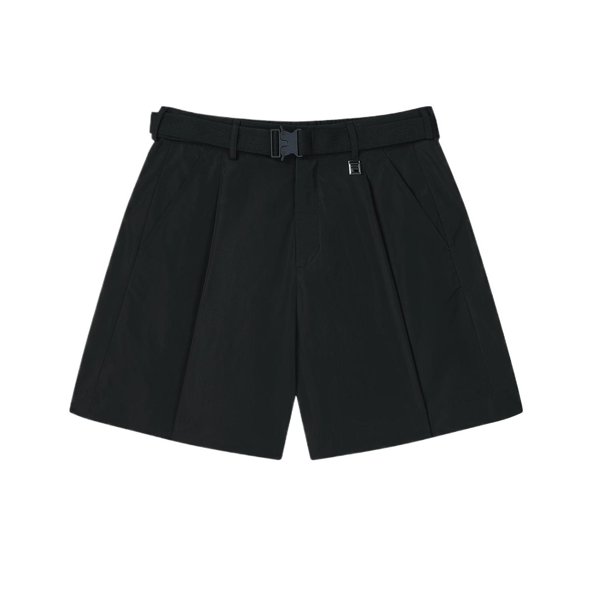 

Fila Шорты женские повседневные три четверти однотонные серии Milano черные F11W525803F-BK L