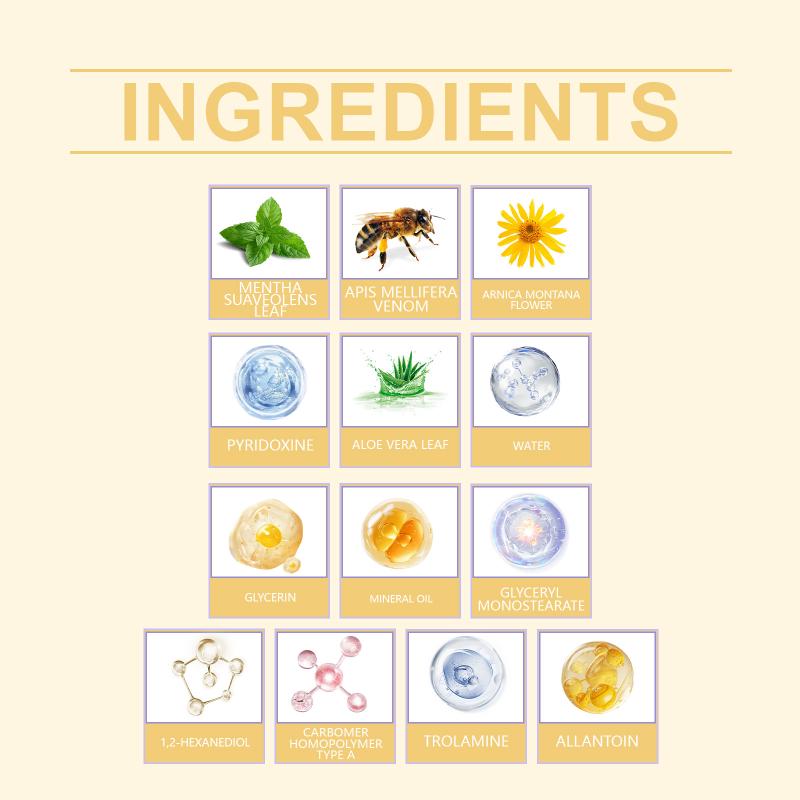 Bee Venom Slimming Care Cream Moisturizing Smoothing Nourishes The Skin Smoothing Accelerates Metabolism Daily Care Skin Cream