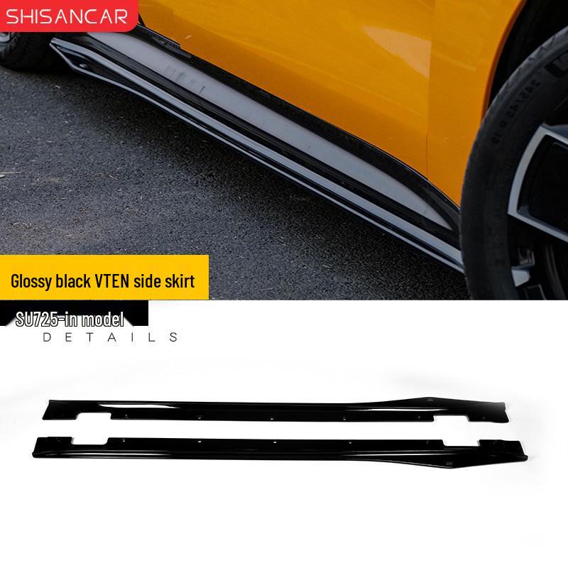 Xiaomi SU7 Car Body Kit: Front Lip, Splitter, Side Skirts, Rear Wing, Carbon Fiber Exterior.