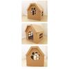 Wear Resistant Warm Integrated Corrugated Paper Cat Scratcher Bed Cat Toy For Cats