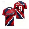 2026 Norway Flag 3D Printed T-shirt No. 9 Sportswear Fan T-shirt Men's Short Sleeved T-shirt Women's T-shirt Streetwear Harajuku