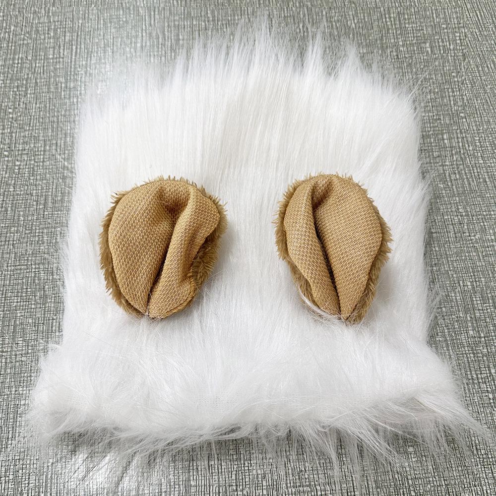 Lion Mane Wig with Ears for Dogs - Pet Costume Headgear for Halloween
