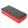 Portable Solar Power Bank ABS 30000mah with White LED Light Charger for Outdoor Camping