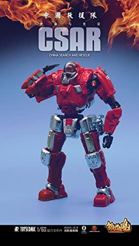 TOYSCOMIC FORGING SOUL Series AGS 23 CV Type 39 Fire Department Mobile Unit 1/60 Scale Alloy, ABS, and PA Pre-painted Complete Figure