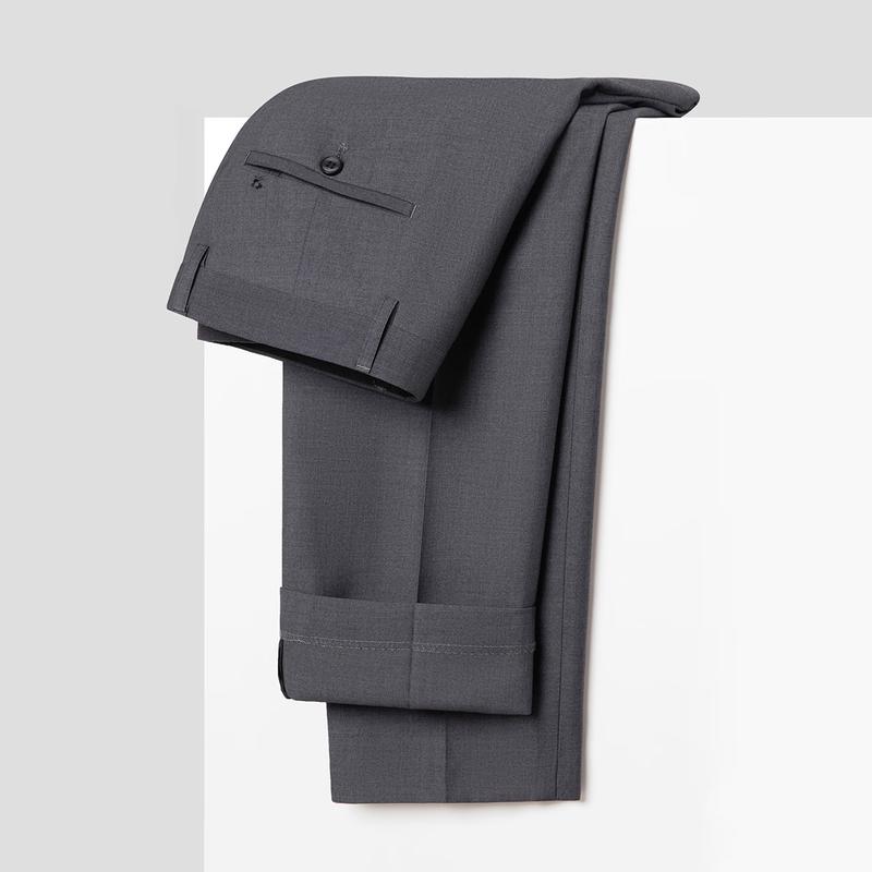 MONTAGUT Men's Business Straight-Leg Trousers