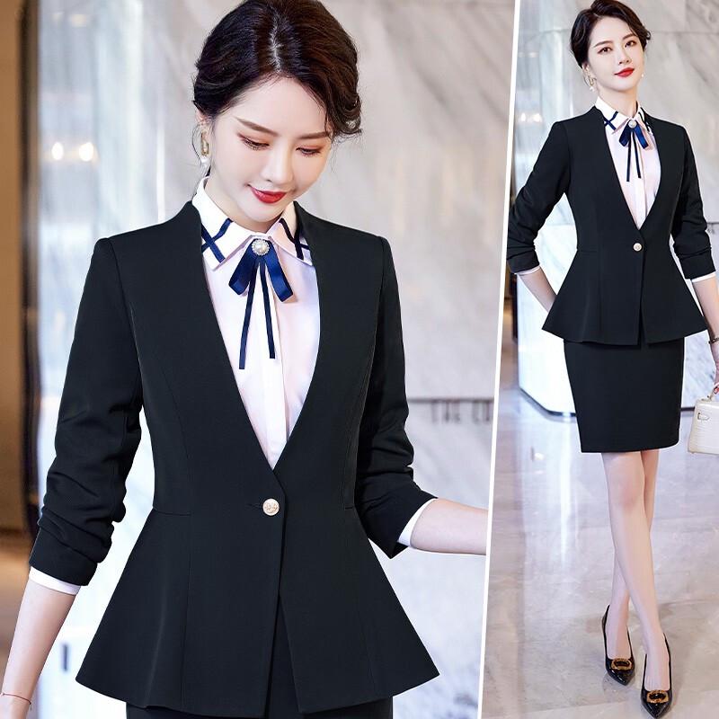 Troloman Women's 3-Piece Professional Suit Set