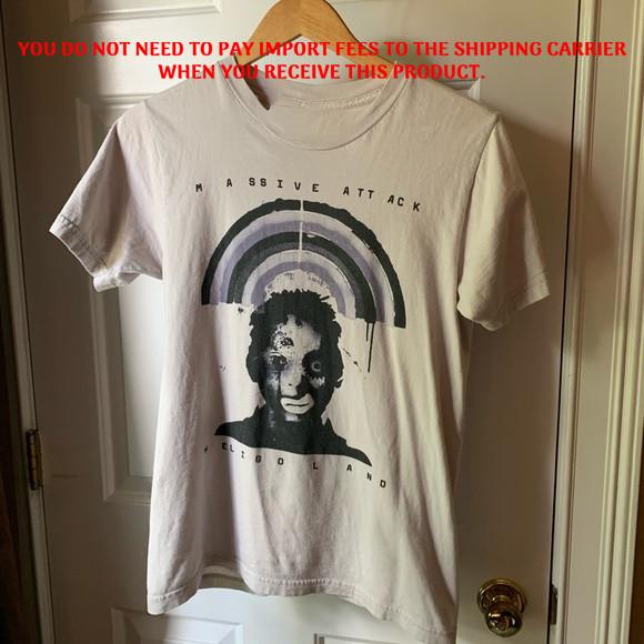 Rare! Massive Attack Band Tour Concert T-shirt unisex PN166  Unisex T-Shirt XXXL