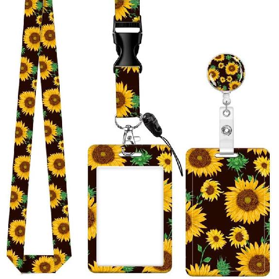 Badge Reels Retractable with Carabiner Reel Clip, ID Name Tag Work Badge Holder Belt Ferrule, Identity ID Badge Holder Cover Case for Office Work