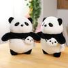 Black And Joyful White Panda Stuffed Animal Toy Soft And Adorable Gift Children For