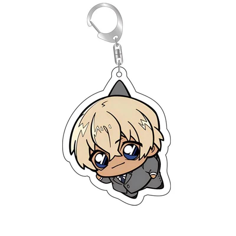 Anime Detective Conan Niedlicher Schlüsselanhänger Kawaii Cartoon Schlüsselanhänger Taschenzubehör & Trendiges Geschenk Baji Zubehör Sammlerstück für Fans