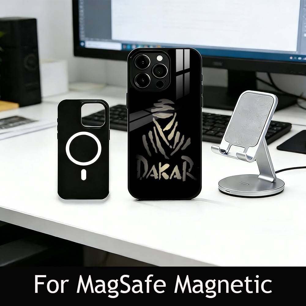 

R-Rally x D-Dakar Style Phone Case For iPhone17,16,15,14,13,12,11 Plus,Pro Magnetic with Magsafe Wireless Charging iPhone12