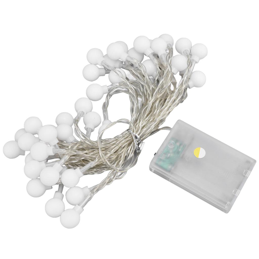 6M 40LED Kugel Lichterkette 2 Modi Wasserdicht Hochzeit Dekorative Lichterkette für Garten Schlafzimmer