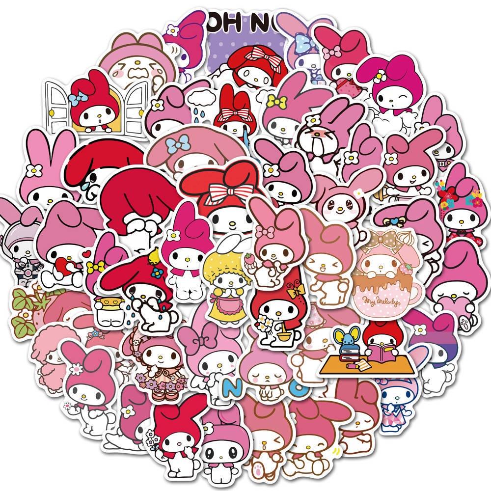 Cute Cartoon Character Sticker Collection 50 Waterproof Stickers For Phone Tablet Luggage And Laptop